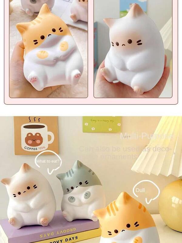 Product Introduction of New Cat Relief Toy PU Slow Rising Squeeze Antistress Ball Cartoon Table Ornaments Squishy Stress Reliever Toys 5