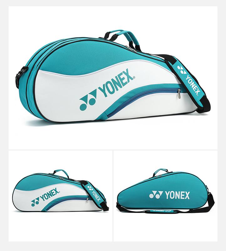 Túi cầu lông YONEX mới có thể lưu trữ 3/6 chiếc vợt tennis túi xách đa chức năng 9