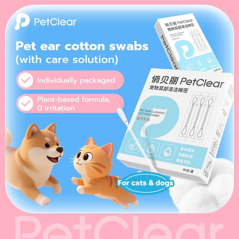 Curated visual reference: Gallery Detail: Gabungan Berbilang Item Harga Lebih Mengejutkan Petclear Pet Ear Cleaning