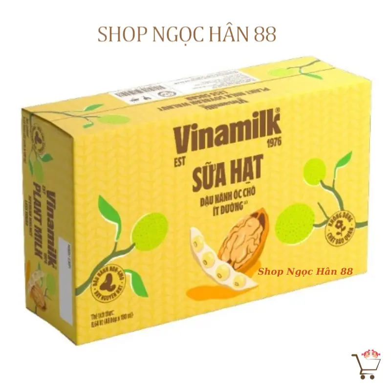 Sữa Hạt Óc Chó/Hạnh Nhân Vinamilk vỉ 4 hộp x 180ml 5