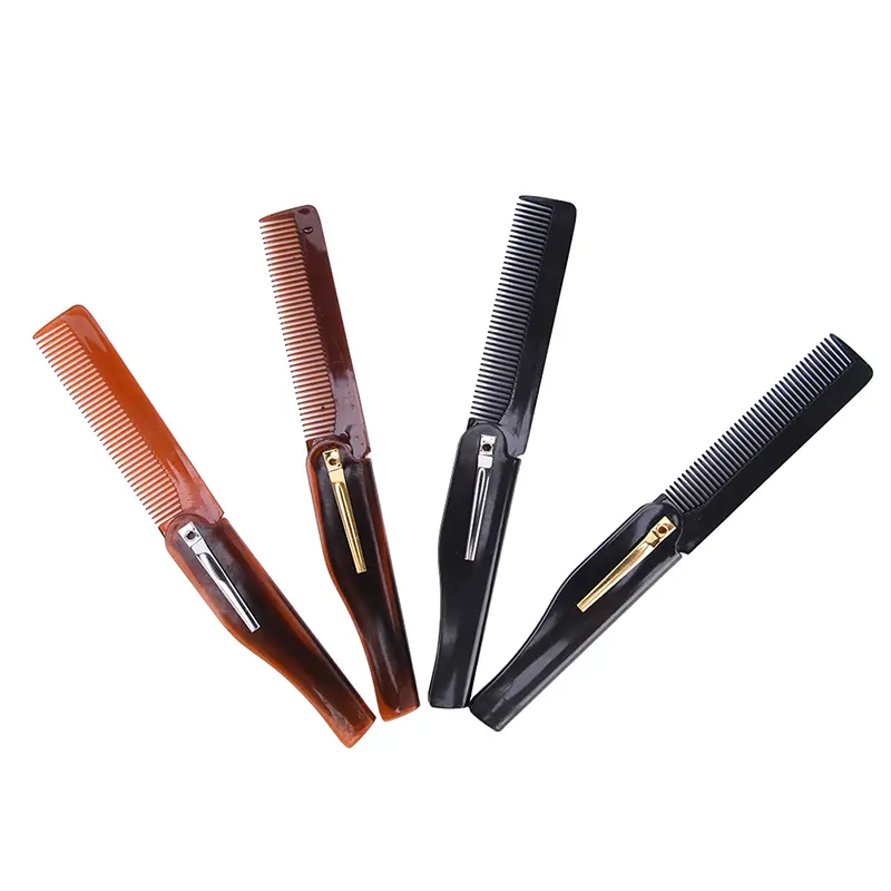 Lược Chải Tóc Có Thể Gập Lại, Kẹp Bỏ Túi, Dụng Cụ Tạo Kiểu Tóc, Lược Râu, 1 Cái 7
