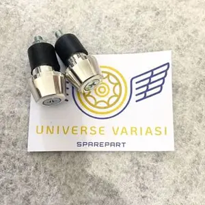 JALU STANG CHROME MINI SET 2BIJI MODEL VARIO BEAT SCOOPY HARGA SEPASANG KANAN KIRI VARIASI UJUNG GRIP BANDUL JALU CROM UNIVERSAL MIO XEON FINO KLX CRF TIGER RXKING SUPRA REVO MXKING BYSON SHOGUN THUNDER FU NINJA ADV JALU STANG CROME SET Motor Motorcycle
