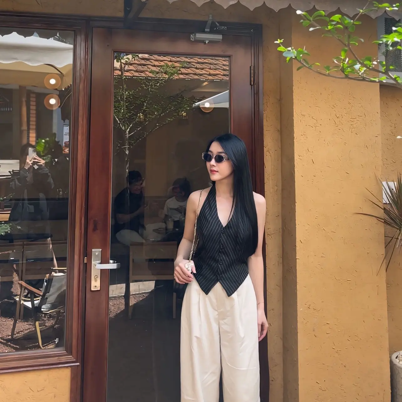 Áo Gi Lê Nút Bọc ( 2 lớp)