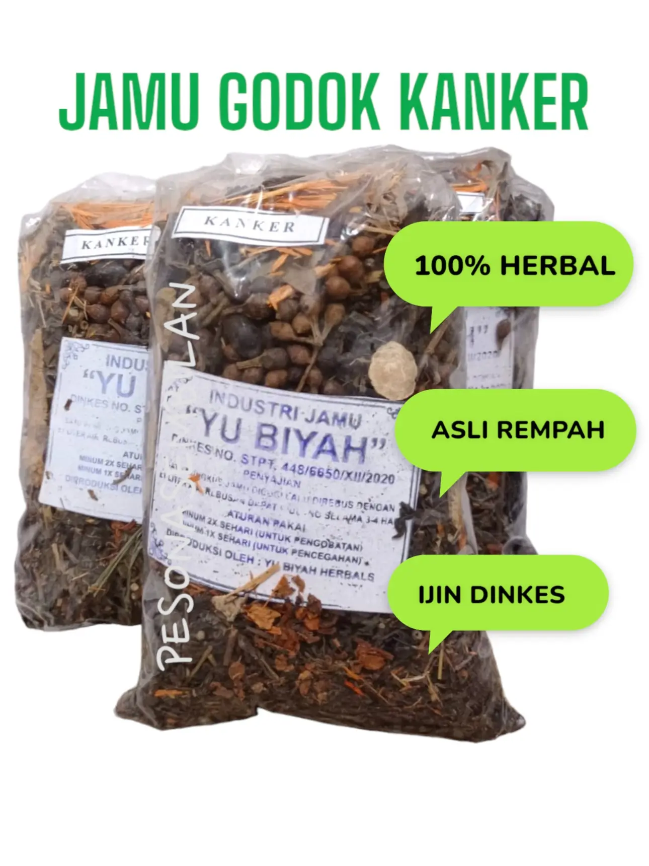 Jamu Godok Kanker, Obat Herbal Antikanker