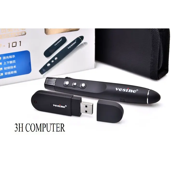 [3HCOMPUTER] Bút trình chiếu Vesine VP-101 Tặng túi da đựng bút 1