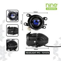 Gambar LUXIMOS Biled Foglamp Toyota 2 Inch 80W 3 Warna Devil Eye all Weather Putih Kuning Warm Kipas PF2 - NINE SURABAYA - Blue dari Nine Autoseries Surabaya Kab. Sidoarjo 3 Tokopedia