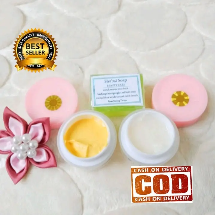 Cream Herbal Pemutih Wajah - Pink