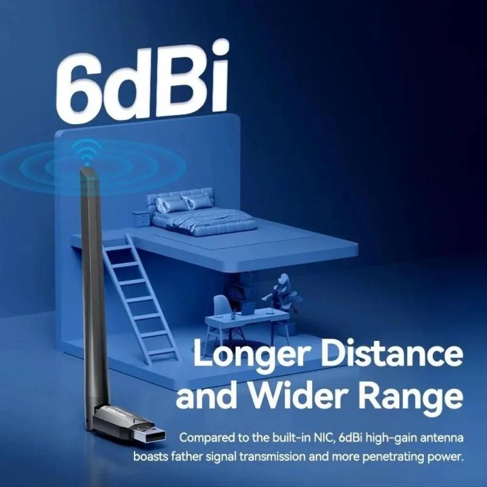 Vention AC650 High Speed 2.4Ghz Dual Band USB Network/Bluetooth Adapter ...