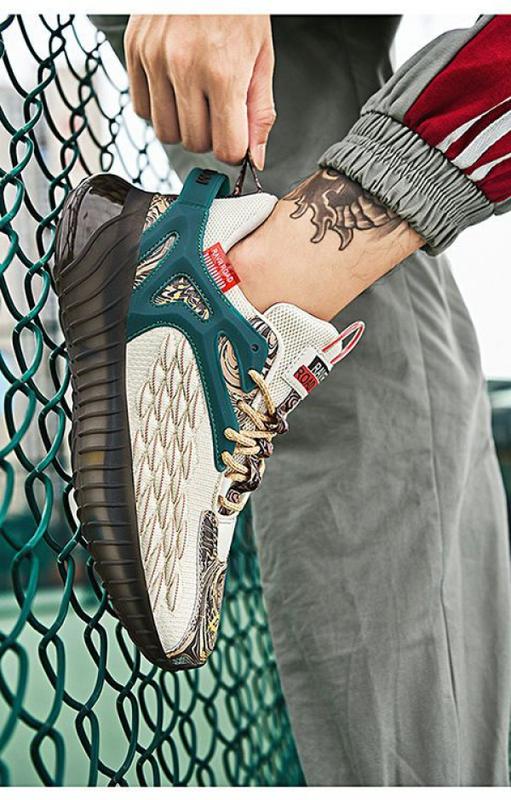 Product Introduction of Shoes Men's 2024 New Men's Sports Shoes Men's Summer Versatile Fashion Shoes Men's Trendy High Quality Daddy Running Shoes 14
