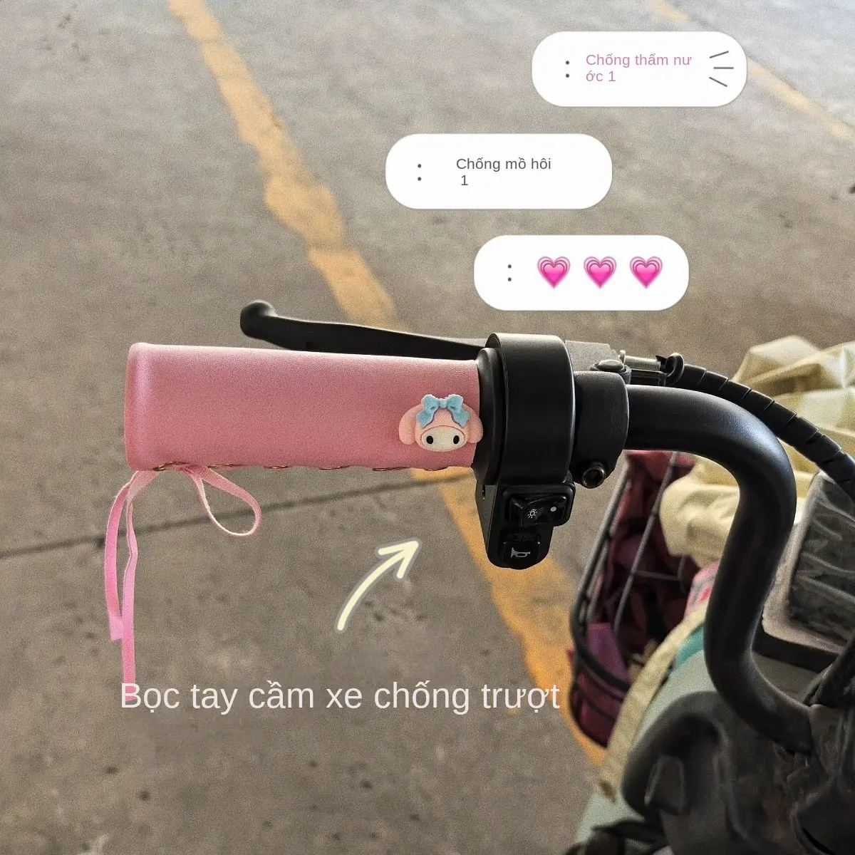 Bọc tay cầm ô tô điện Bọc tay cầm bằng da chống trượt Bọc tay cầm xe ba bánh Bọc tay cầm xe máy Bọc da tay cầm xe máy cổ điển