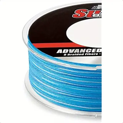 Sufix 832 Advanced Superline Sufix 832 Braided Fishing Line - 20lb Test,  600 Yard Spool, Coastal Camo Blue Braided Line