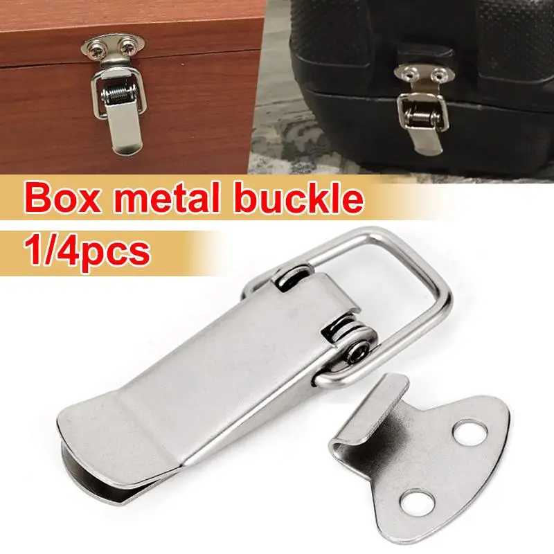 Stainless Steel Duck Bill Box Lock, Heavy Duty Luggage Buckle Clip, Luggage Latch Lever Lock, Suitable for Box, Toolbox, Drawer, Cabinet & Chest 3