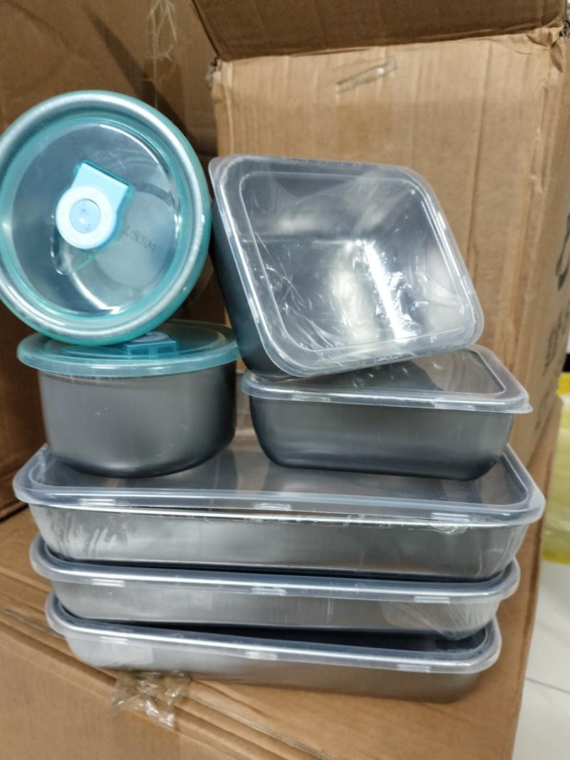 Product Introduction of 10 KHAY BẢO QUẢN THỰC PHẨM : 4khay chữ nhật lớn 20 cm x 25cm + 6 tròn bé 6cm x 11cm - BẢO QUẢN THỰC PHẨM - KÈM NẮP ĐẬY 12