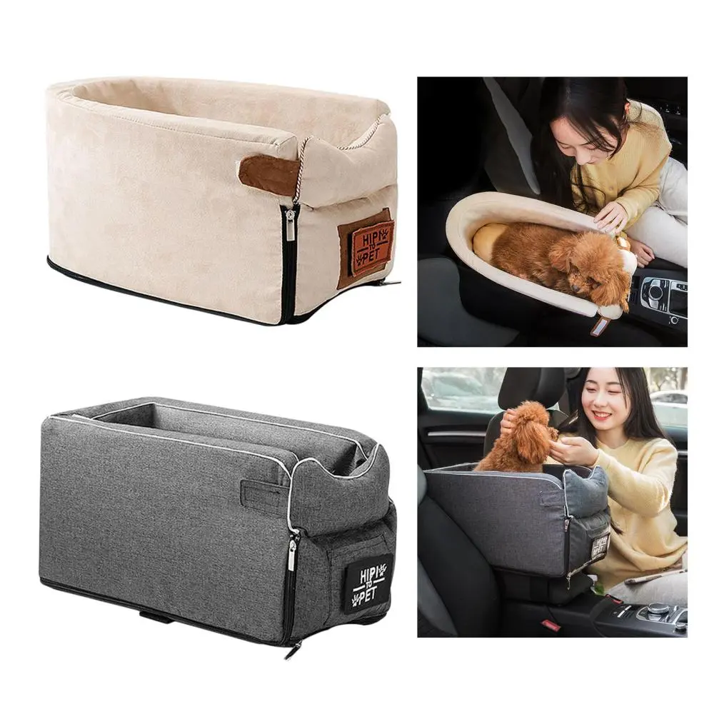 Pet Car Booster Seat Small/Medium Dogs Travel Carrier Stable Dog Car Seat