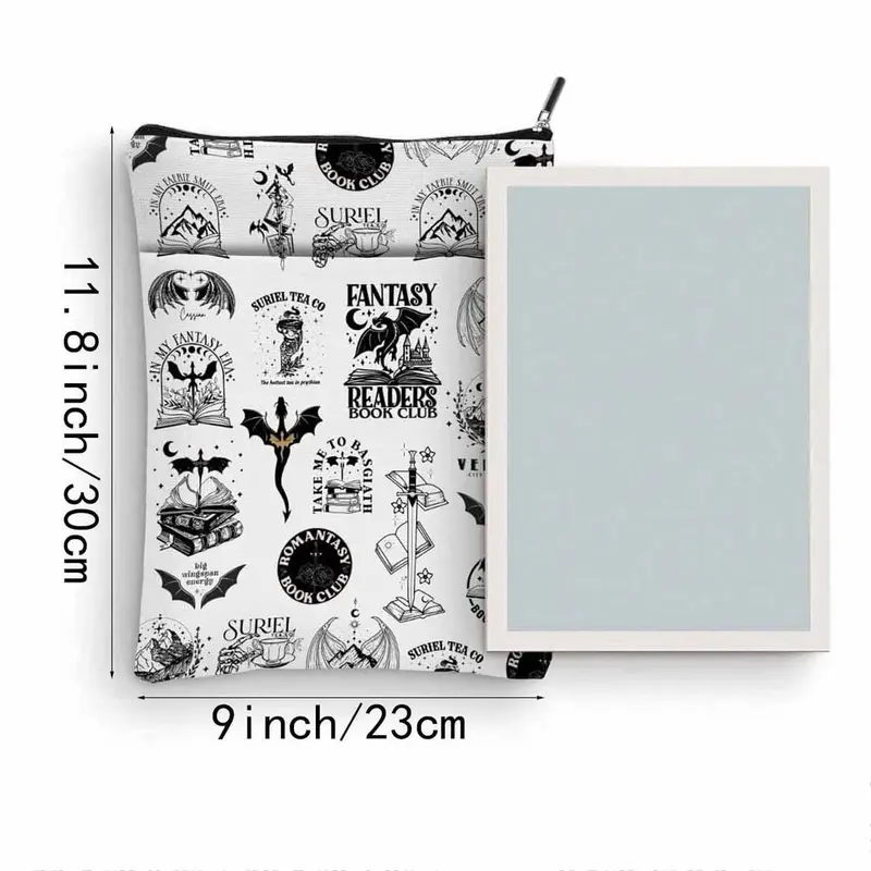 File Book Versatile Storage Bag, 1 Count Tablet Bag, Portable Paper Storage Organizer Pouch for Home Office School, Glamour Gifts, Makeup, Desk Organizers & Accessories, Fabric Storage Organizer, Canvas Zipper Bag, Organizational Zipper Storage 1