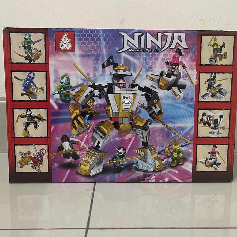 Bricks  Block Ninja Satu Set 8 in 1 master of spinjitzu dragon robot anak mainan toys 5