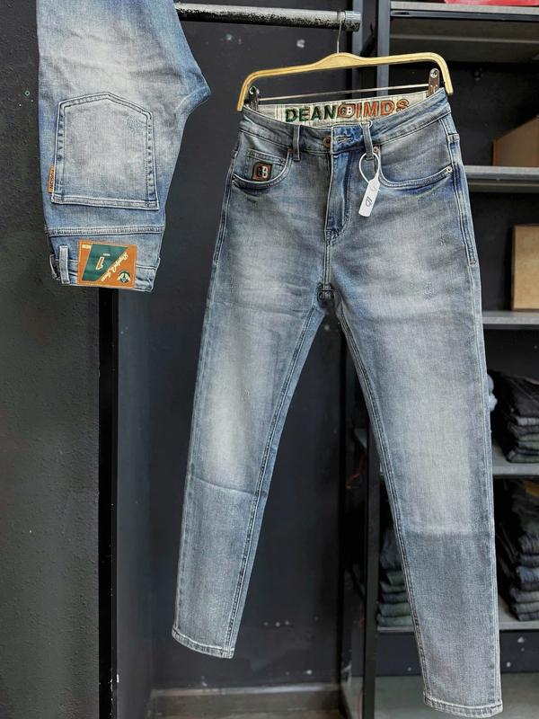 [2 Mẫu]Quần Jean Denim Guangzhou 8130-8126]  Quần Jeans Nam Dài Màu Xám Was Trơn &  Was GB Xanh Cam Chất Vải Hè Chi Tiết Như Hình J3682-J3921 K3 STORE