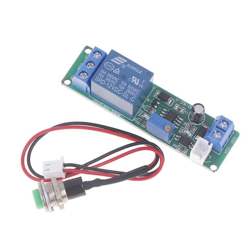 Product Introduction of DC 12V Adjustable Timer Delay Turn OFF Module Timing Relay Time Switch 1~10sec Delay Off Switch Module 18