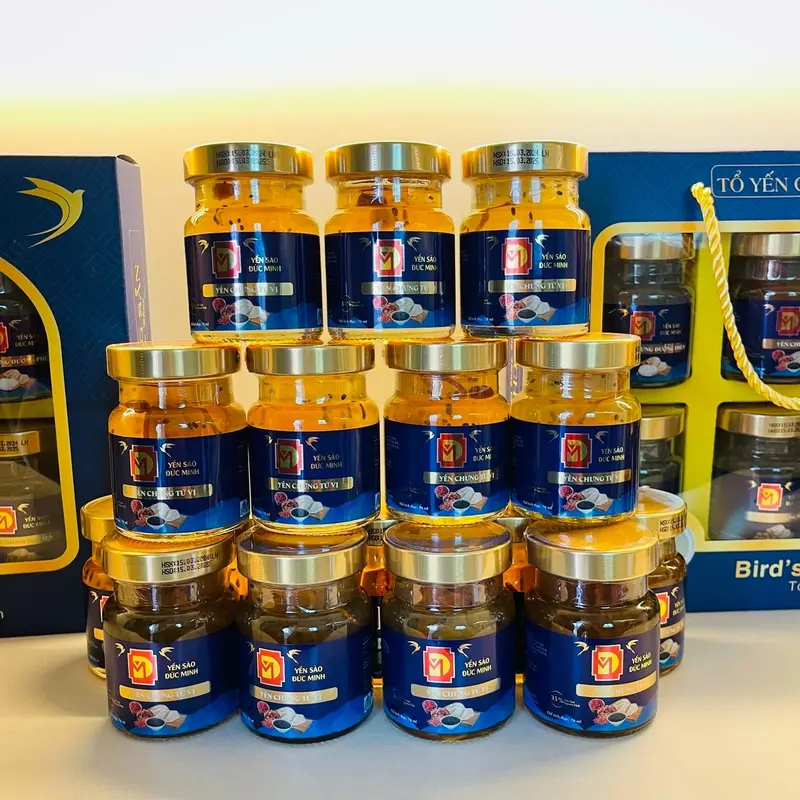 Yến chưng sẵn 35% yến LỐC 6 hủ (KHÔNG HỘP/ CÓ HỘP)- có 5 vị để lựa chọn 4