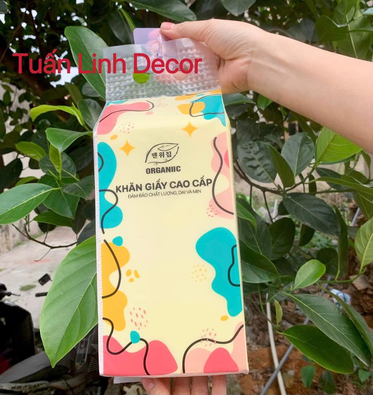 MUA 5 BỊCH TẶNG 1 BỊCH TỔNG 6 BỊCH TẶNG KÈM 2 MÓC TREO GIẤY OGANIC 1000 TỜ/ BỊCH GIẤY 4 LỚP DAI MỀM MỊN 2