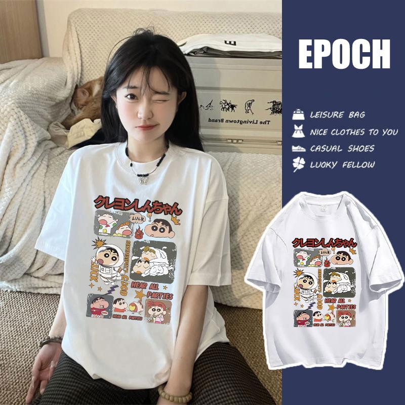 Áo thun nữ form rộng Mùa hè Cổ tròn chất lạnh unisex Tay ngắn thấm hút mồ hôi form rộng Cao cấp đơn giản Tay ngắn Mặc hàng Dễ phối đồ Girl phố siêu xinh áo  phông  cổ  bo  tròn áo  boxy ao  suzume áo  thun  lạnh  nữ  mùa  hè quần  áo  phụ  nữ thunqc