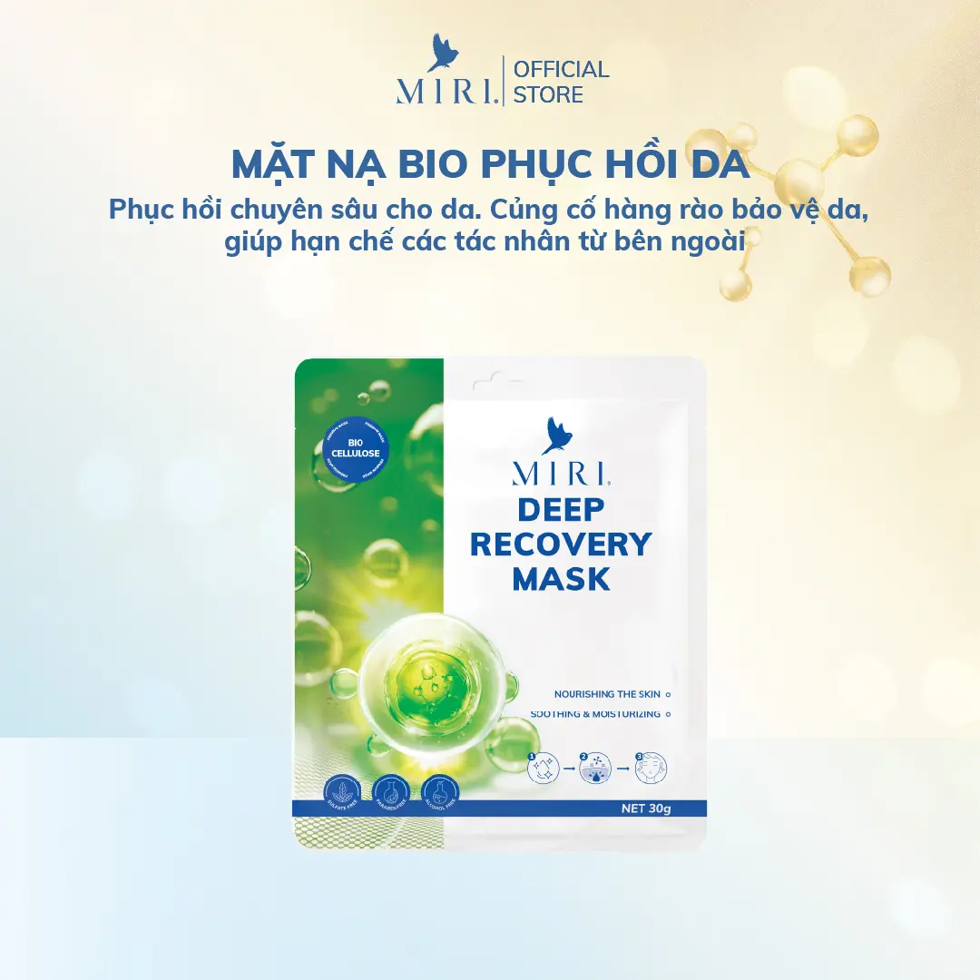 Mặt Nạ Giúp Phục Hồi Và Cung Cấp Dưỡng Chất Cho Da - Deep Recovery Mask MIRI (30gr)