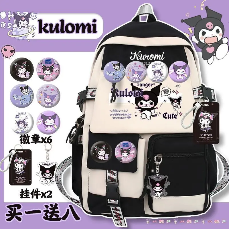 Clow M Schoolbag Girls' Primary School Student Grade 3 to Grade 6 Junior High School Cartoon Cute Sanrio Joint Name Backpack
