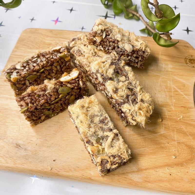 [VIDABOOM] - Thanh gạo lứt xốp chà bông 250gr Snack Food 2