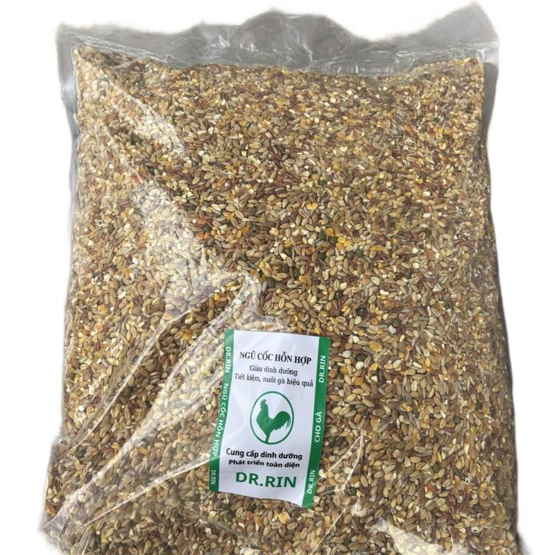Túi 5kg ngũ cốc truyền thống dùng cho gà tơ, gà nuôi đá, bổ sung 5 loại hạt cần thiết, phát triển đều