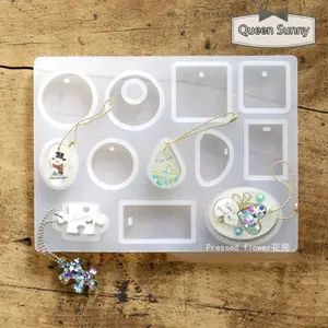 Cetakan Resin Pendant Kalung Cetakan Silikon Mold Silicone Bandul MLD216