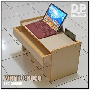 MEJA LESEHAN FOLKE WOODPANEL // KERJA BELAJAR ANAK DEWASA LAPTOP TABLET HP // KNOCKDOWN PARTIKEL Furniture Kayu