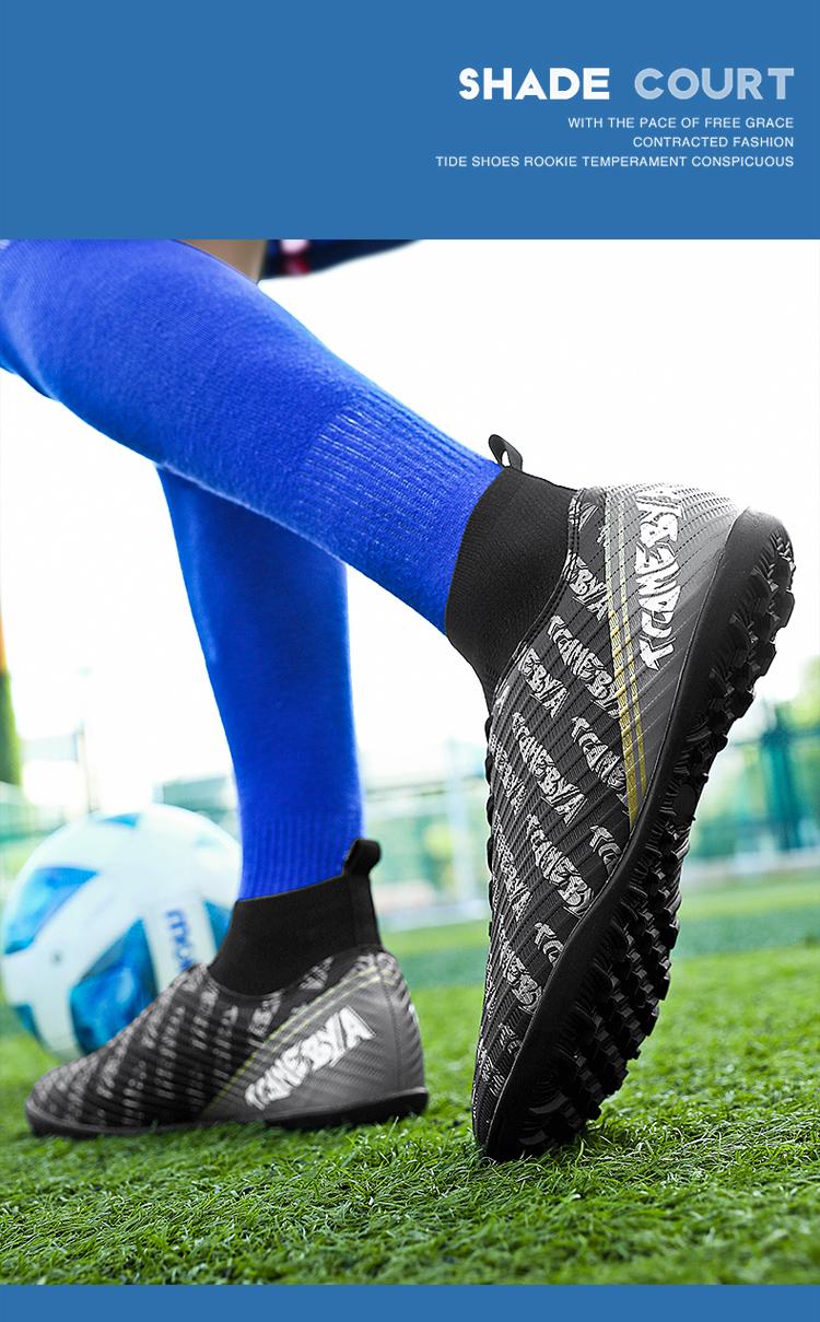 Product Introduction of Football Boots Soccer Cleats Shoes for Men Women Unisex Child Boys Girls Professional Futsal Breathable Training Sneakers High-Tops Spikes D 0 48 44 38 41