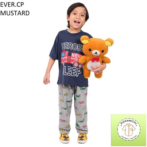 Kiminori EVER.CP Setelan Baju Tidur Anak Lengan Pendek Celana panjang Fashion 0