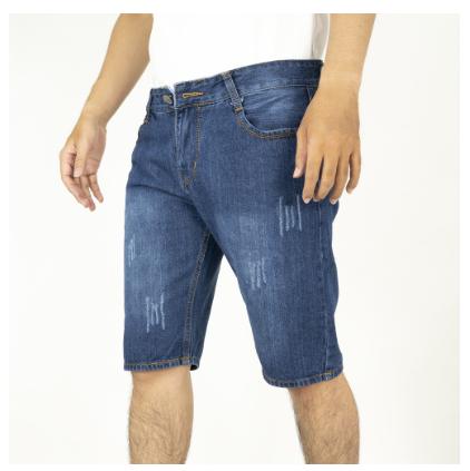 Quần short jean nam ngắn rách xước chất bò cao cấp