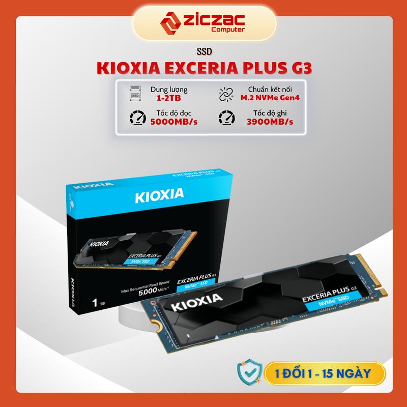 Ổ cứng SSD 1TB KIOXIA EXCERIA Plus G3 | Kingston NV3 Gen 4 M.2 NVMe PCIe 4.0 tốc độ cao chính hãng bảo hành 36 tháng