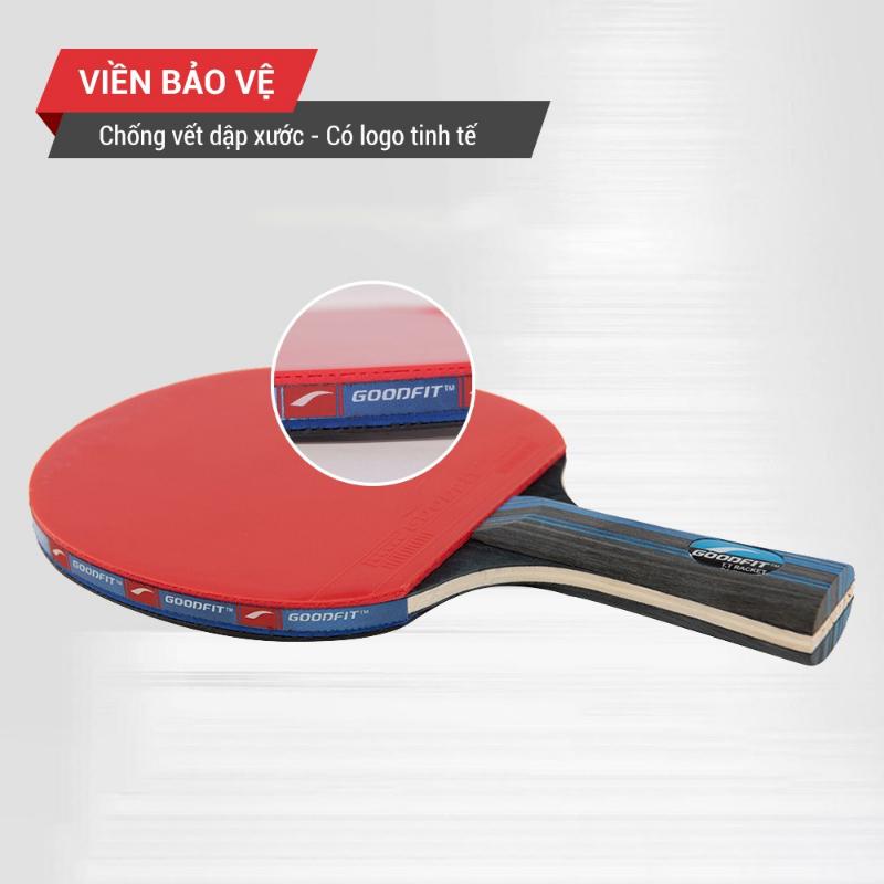 Product Introduction of Bộ 2 vợt bóng bàn tặng kèm 3 bóng GoodFit, cốt vợt 7 lớp, mặt mút đàn hồi, chất lượng đạt chuẩn GF001TS 45