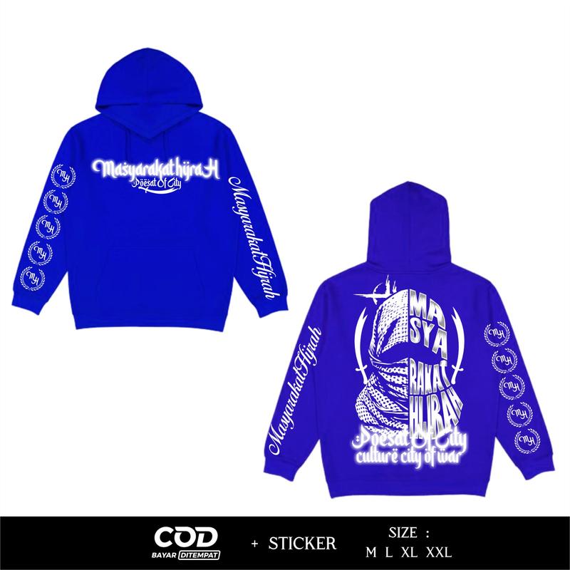 Hoodie Netral Reflektif Masyarakat Hijrah Poesat Of City Culture City Of War Desain Terbaru By Sweapo 3