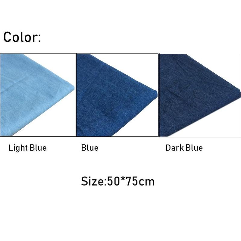 High Quality Cotton Fabric Home Textile Handmade Doll Cloth  Denim Clothes Bedding Sewing DIY Dress Materials 2