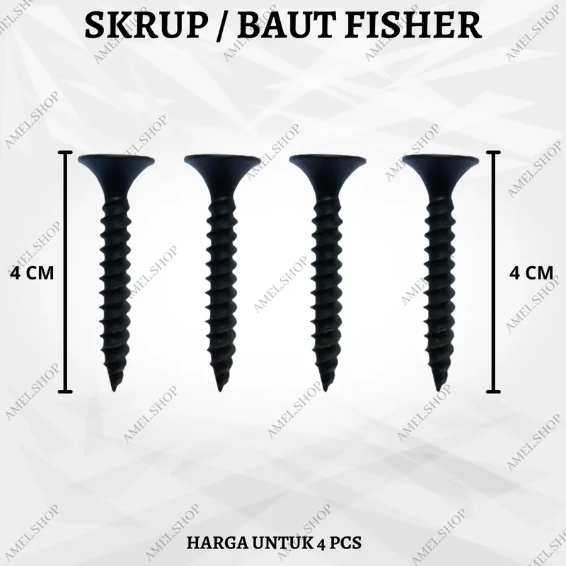 SKRUP BAUT FISHER SET MURAH 1