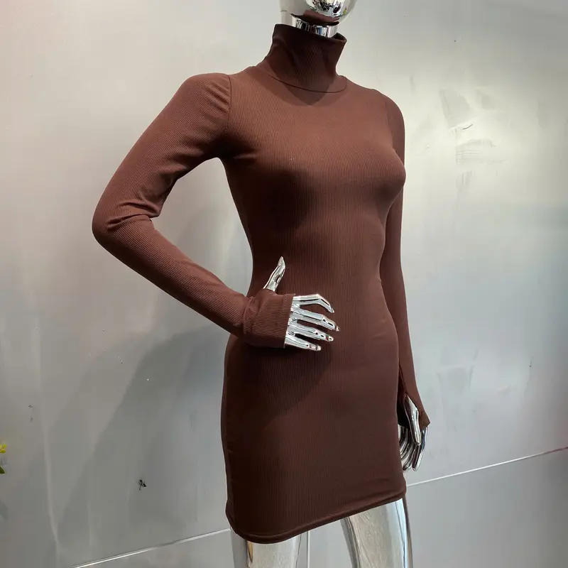 Váy thun tăm Cổ Lọoooo - V44 Nữ Womennnnn 1