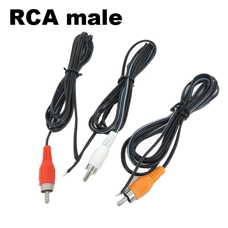 Product Introduction of Kord Pembaikan DIY, Panjang 1.5m, 2pin, Kabel Penyambung Audio Rca Lelaki, Merah, Hitam dan Putih, Plumbum Wayar Sambungan Pembesar Suara Video Tunggal, MYB2 50