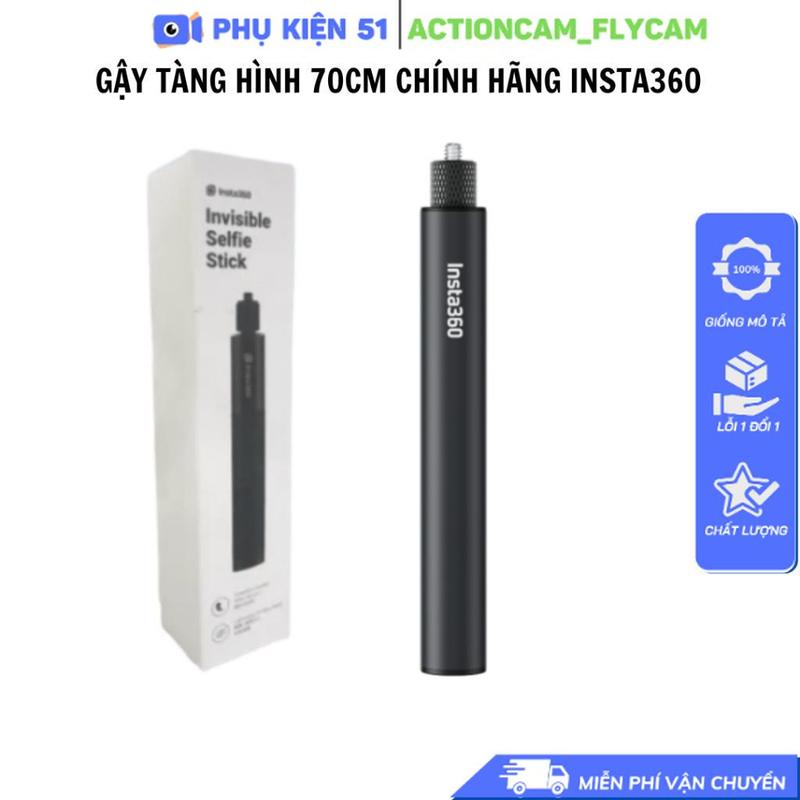  Gậy tàng hình 70cm Chính hãng Insta360 One X2 X3 -Insta360 Invisible Selfie Stick  70cm  - Hàng chính hãng 