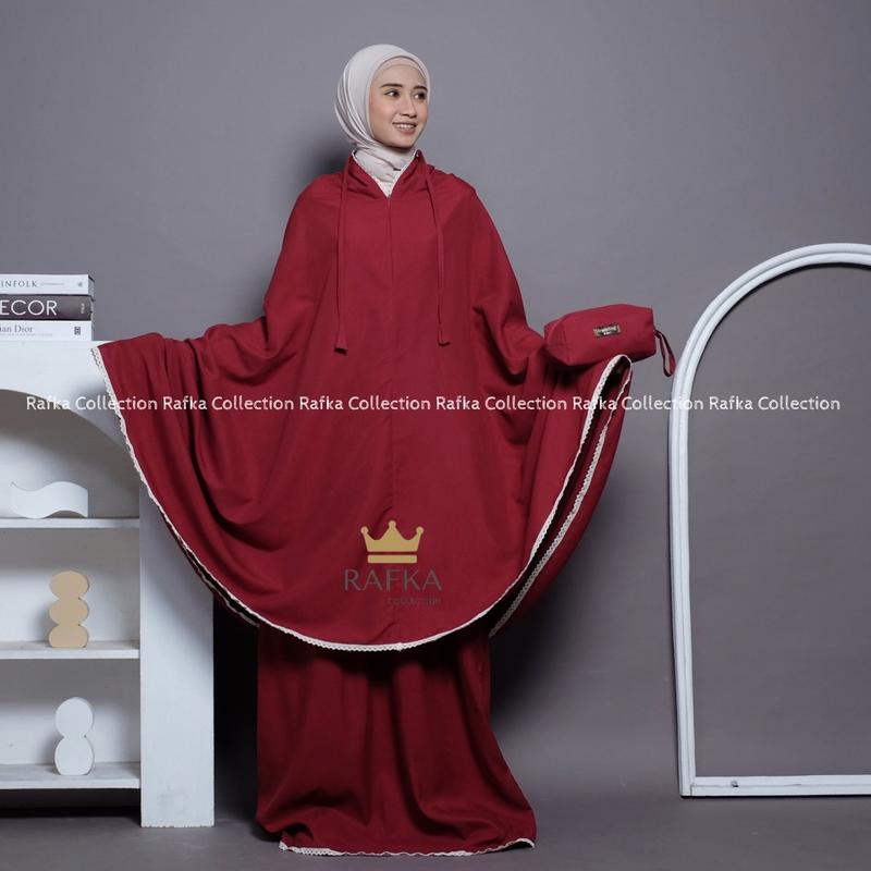 MUKENA DEWASA TRAVELING AZZURA 2IN1 KATUN PREMIUM 1