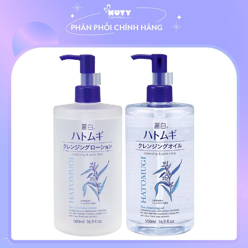  Tẩy Trang Ý Dĩ Hatomugi Reihaku Hatomugi Cleansing Oil 500ml 