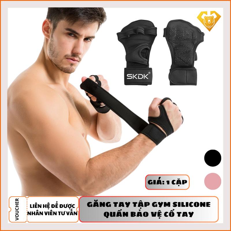 Găng Tay SKDK 03 | Găng Tay Tập Gym Nam Nữ, Tập Thể Thao Chính Hãng Chống Trơn Bao Tay