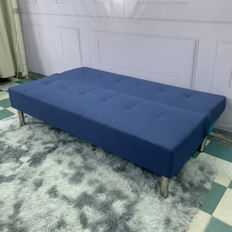 BỘ GHẾ SOFA BED GIÁ RẺ MÀU XANH VẢI BỐ BỀN ĐẸP 2