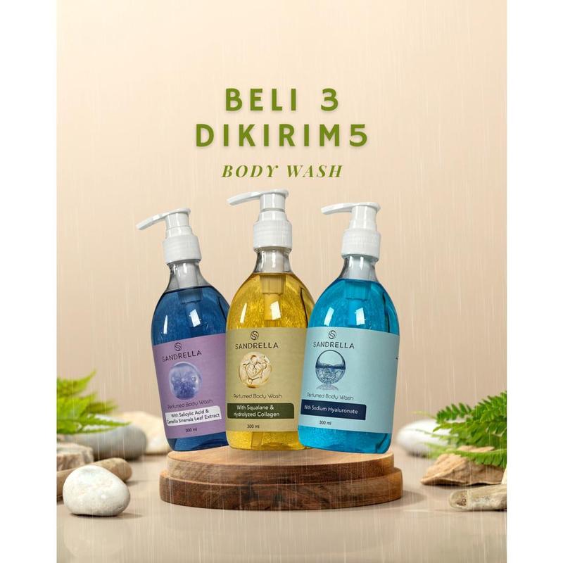 Beli 1 Dapet 3 Botol Sandrella Body Wash 300ml 0