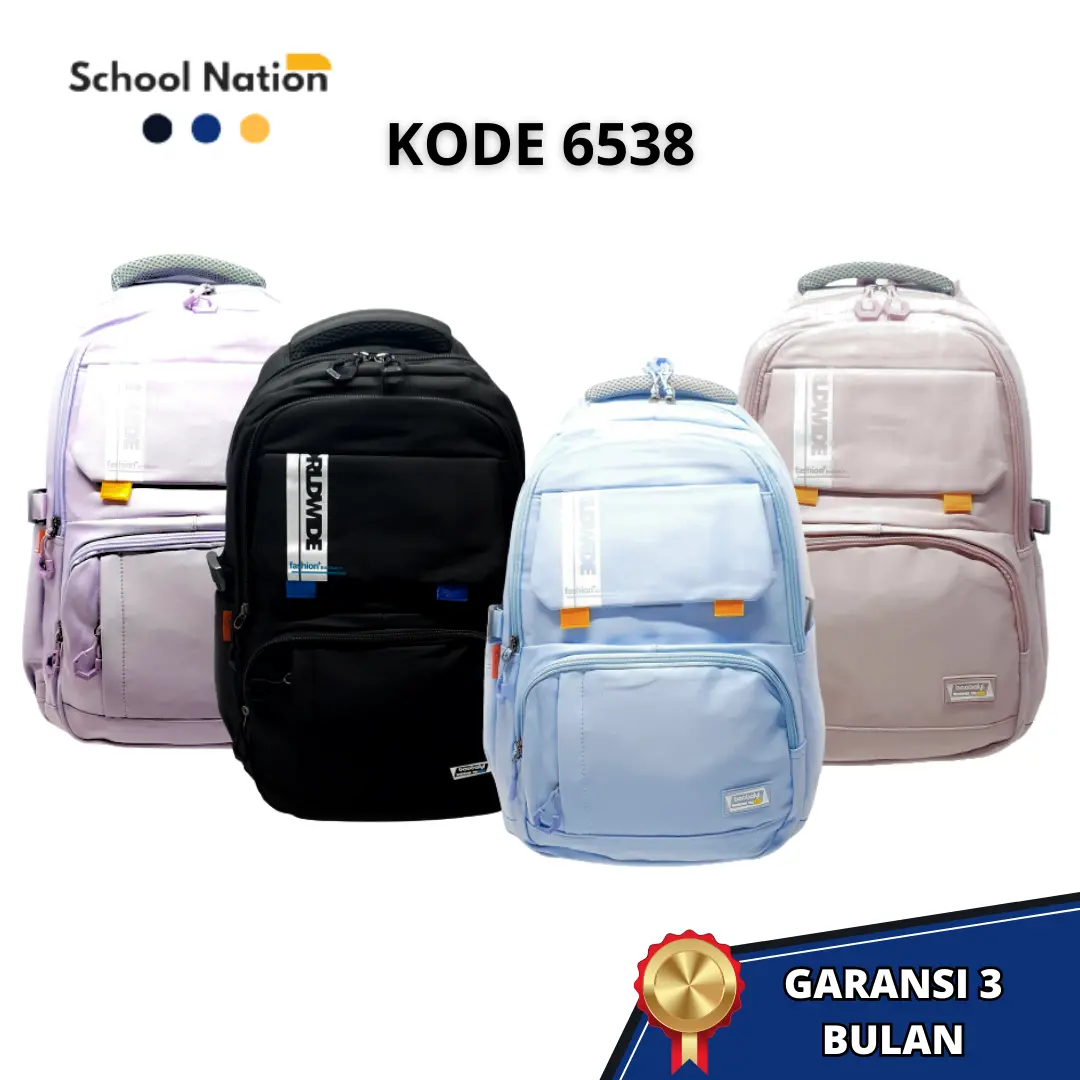 Tas Ransel Sekolah Anak Perempuan Backpack Premium Besar SMP SMA - 8860