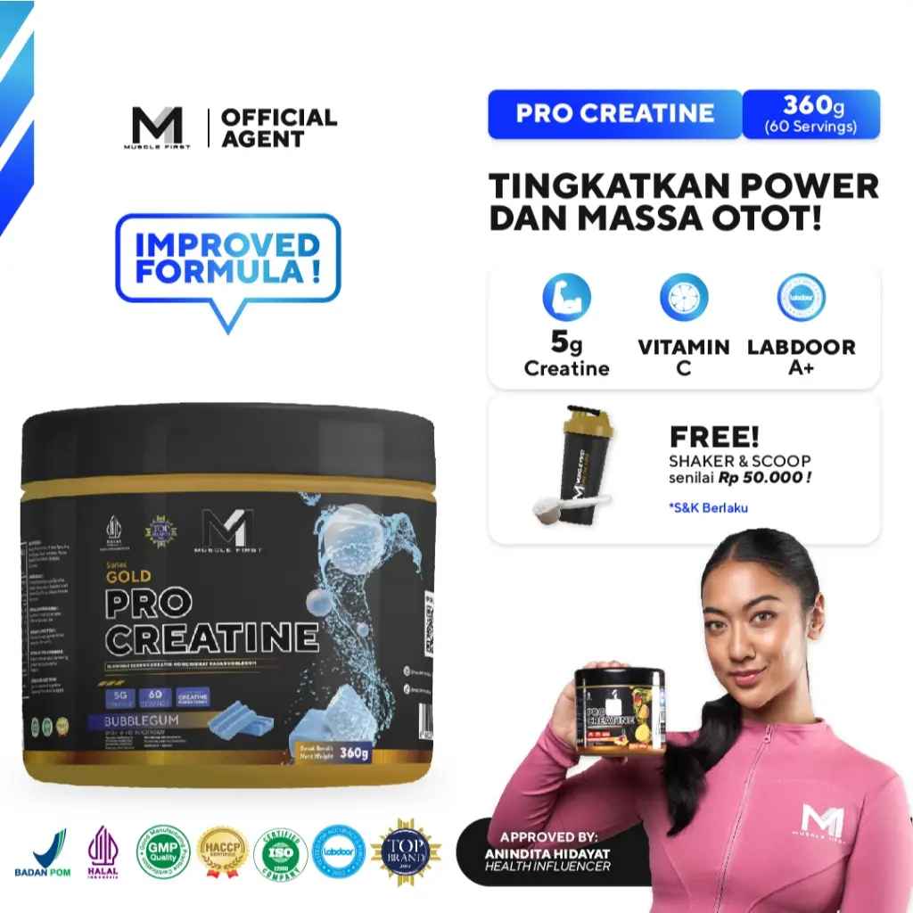 MUSCLE FIRST Pro Creatine 360 gr - Supplement Fitness