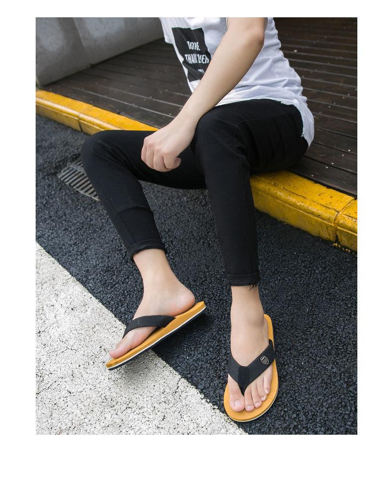 Product Introduction of Dép Xỏ Ngón Mùa Hè Cho Nam, Thời Trang, Đế Dày, Không Trơn Trượt, Đế Mềm, Cá Nhân Hóa, Chống Mài Mòn, Thích Hợp Cho Các Hoạt Động Ngoài Trời Và Bãi Biển Đế Bằng Đồng 15